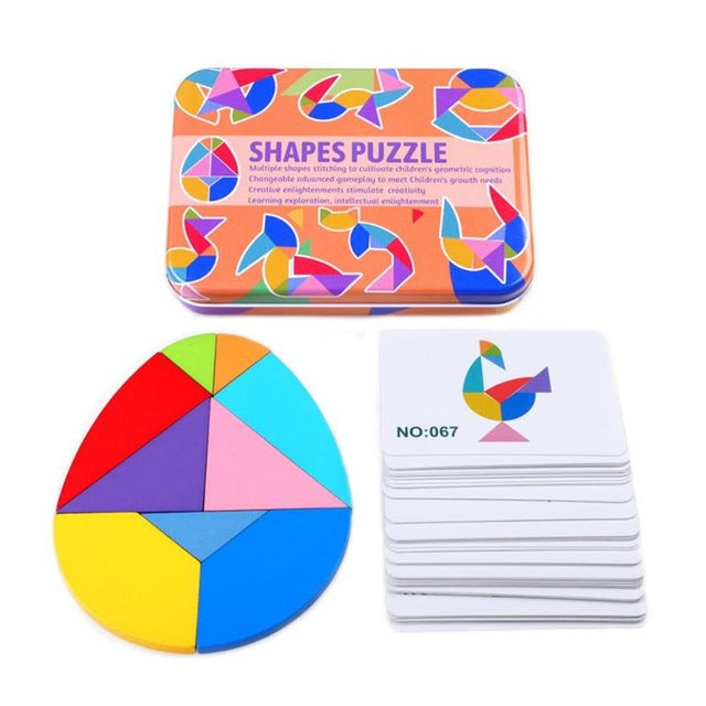 Tangram puzzle children's puzzle