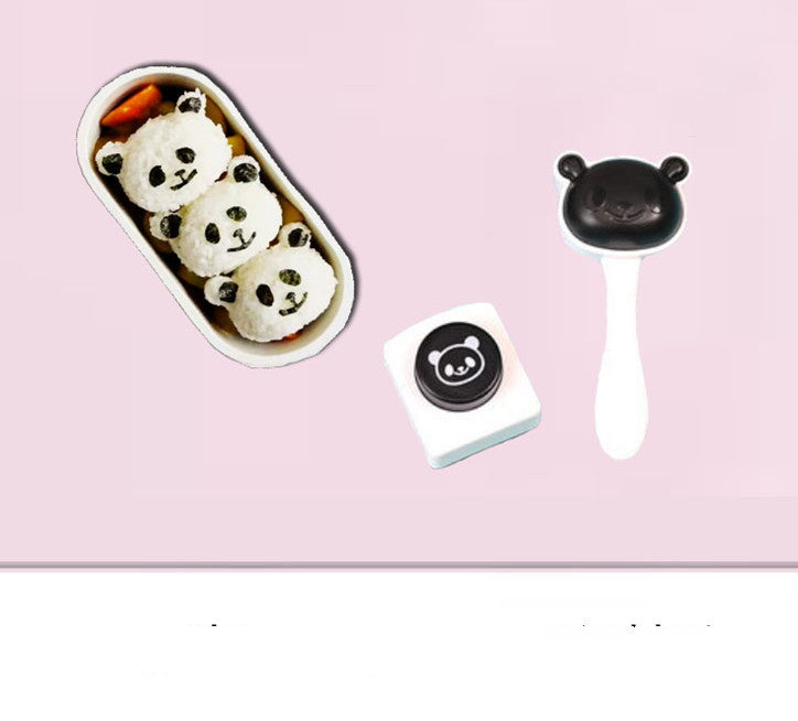 Panda Rice Ball Mold Set