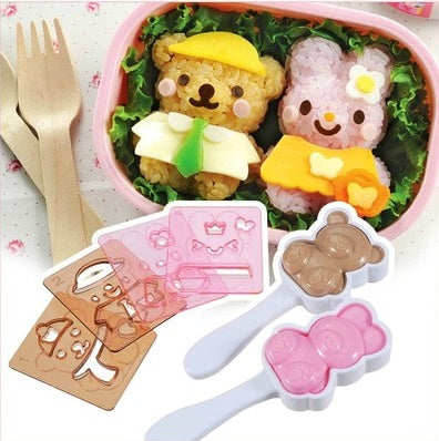 Panda Rice Ball Mold Set