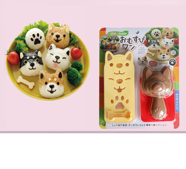 Panda Rice Ball Mold Set