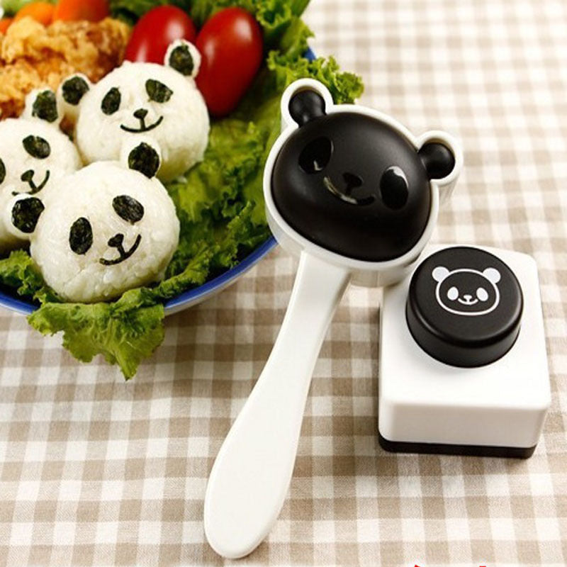 Panda Rice Ball Mold Set