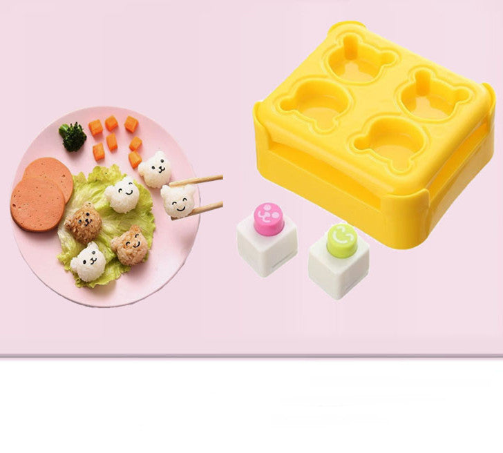Panda Rice Ball Mold Set